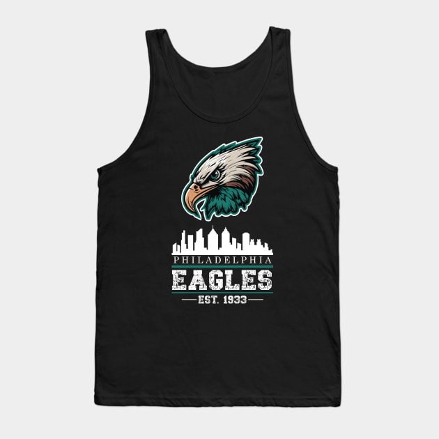 Philadelphia Eagles Tank Top by vectrus